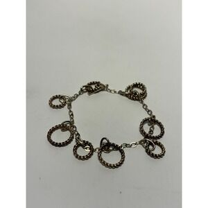 Bracelet for Layering or Adding Charms Simple Twisted Design